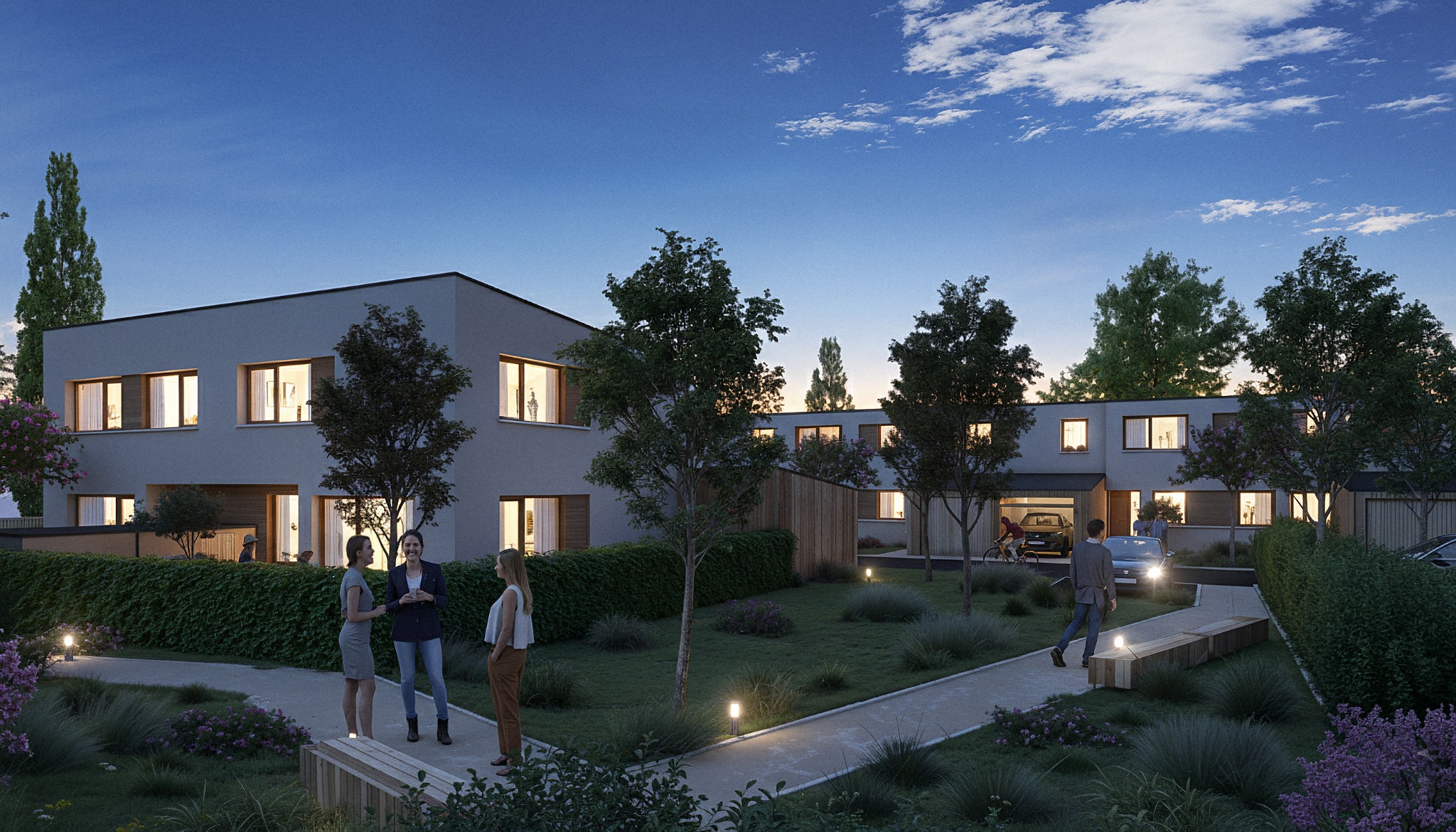 Perspective extérieure – nuit