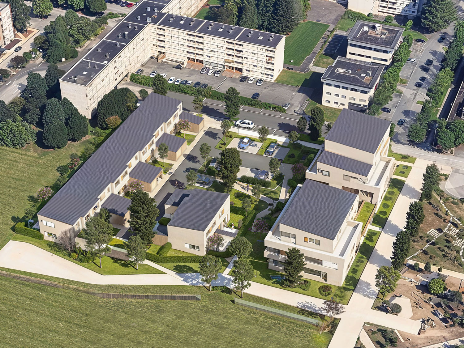 Vue aérienne Google